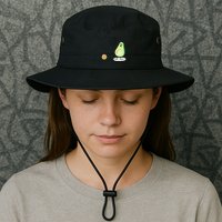 Boo You Scared The Pit Out Of Me Funny Ghost Avocado Gift Bucket Hat
