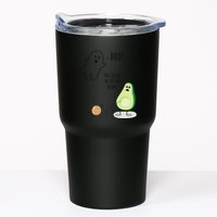 Boo You Scared The Pit Out Of Me Funny Ghost Avocado Gift Tumbler