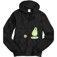Boo You Scared The Pit Out Of Me Funny Ghost Avocado Gift Tie Dye Hoodie