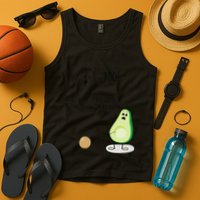 Boo You Scared The Pit Out Of Me Funny Ghost Avocado Gift Tank Top