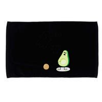 Boo You Scared The Pit Out Of Me Funny Ghost Avocado Gift Microfiber Hand Towel