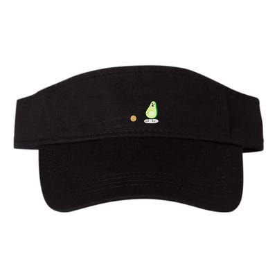 Boo You Scared The Pit Out Of Me Funny Ghost Avocado Gift Visor