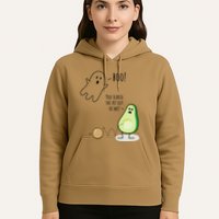 Boo You Scared The Pit Out Of Me Funny Ghost Avocado Gift Hoodie