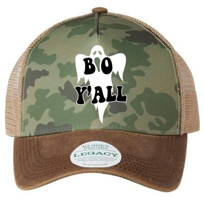 Boo Yall Spooky Ghost Halloween Legacy Tie Dye Trucker Hat