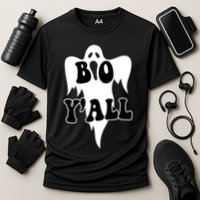 Boo Yall Spooky Ghost Halloween Cooling Performance Crew T-Shirt