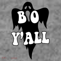 Boo Yall Spooky Ghost Halloween T-Shirt
