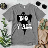 Boo Yall Spooky Ghost Halloween Premium T-Shirt