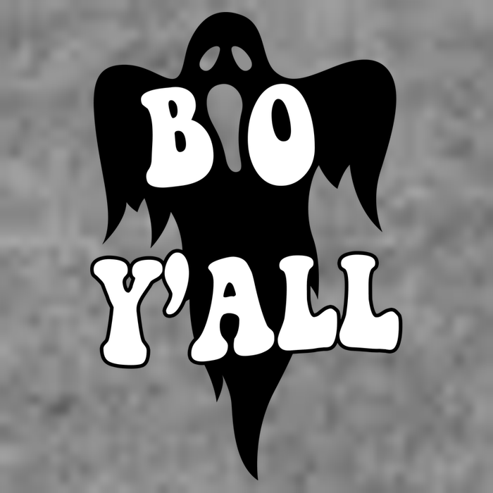 Boo Yall Spooky Ghost Halloween Premium T-Shirt