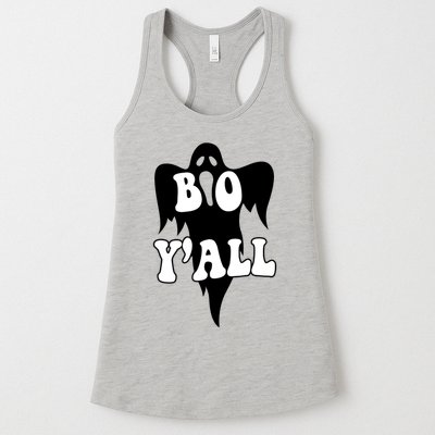 Boo Yall Spooky Ghost Halloween Womens Tank Top