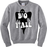 Boo Yall Spooky Ghost Halloween Kids Sweatshirt