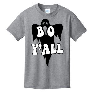 Boo Yall Spooky Ghost Halloween Kids T-Shirt