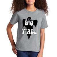 Boo Yall Spooky Ghost Halloween Kids T-Shirt