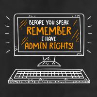 Before You Speak Remember I Have Admin Rights Cool Comfort Performance Bucket Hat
