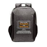 Before You Speak Remember I Have Admin Rights Vector Backpack