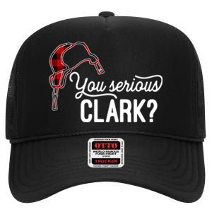 Bleached You Serious Clark Merry Christmas Funny Christmas TShirt High Crown Mesh Back Trucker Hat