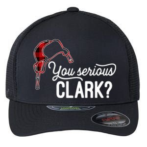 Bleached You Serious Clark Merry Christmas Funny Christmas TShirt Flexfit Unipanel Trucker Cap