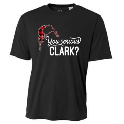 Bleached You Serious Clark Merry Christmas Funny Christmas TShirt Cooling Performance Crew T-Shirt