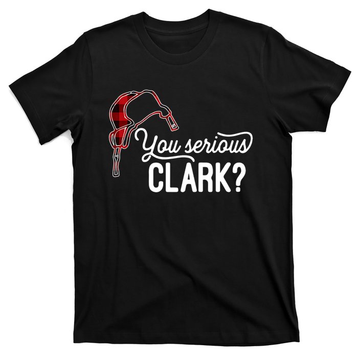 Bleached You Serious Clark Merry Christmas Funny Christmas TShirt T-Shirt