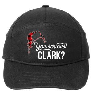 Bleached You Serious Clark Merry Christmas Funny Christmas TShirt 7-Panel Snapback Hat