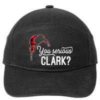 Bleached You Serious Clark Merry Christmas Funny Christmas TShirt 7-Panel Snapback Hat