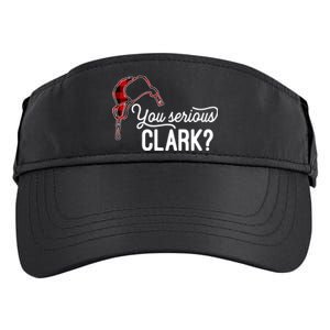 Bleached You Serious Clark Merry Christmas Funny Christmas TShirt Adult Drive Performance Visor