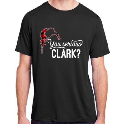 Bleached You Serious Clark Merry Christmas Funny Christmas TShirt Adult ChromaSoft Performance T-Shirt