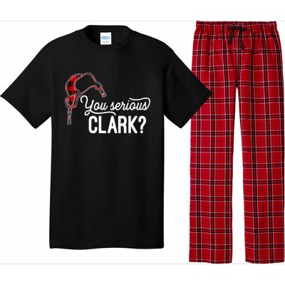 Bleached You Serious Clark Merry Christmas Funny Christmas TShirt Pajama Set