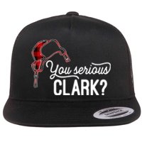 Bleached You Serious Clark Merry Christmas Funny Christmas TShirt Flat Bill Trucker Hat