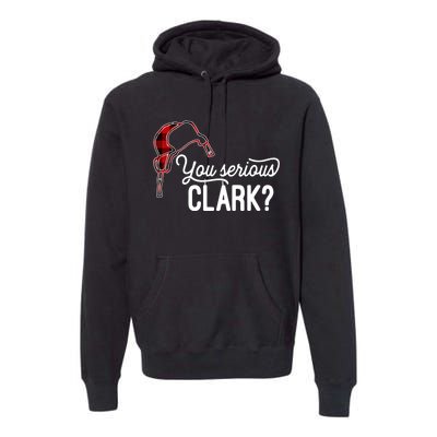 Bleached You Serious Clark Merry Christmas Funny Christmas TShirt Premium Hoodie