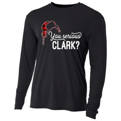 Bleached You Serious Clark Merry Christmas Funny Christmas TShirt Cooling Performance Long Sleeve Crew