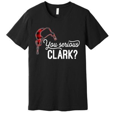 Bleached You Serious Clark Merry Christmas Funny Christmas TShirt Premium T-Shirt