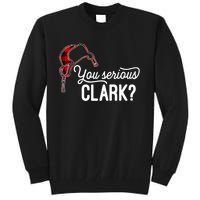 Bleached You Serious Clark Merry Christmas Funny Christmas TShirt Tall Sweatshirt