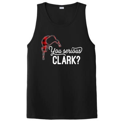 Bleached You Serious Clark Merry Christmas Funny Christmas TShirt PosiCharge Competitor Tank