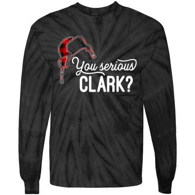 Bleached You Serious Clark Merry Christmas Funny Christmas TShirt Tie-Dye Long Sleeve Shirt