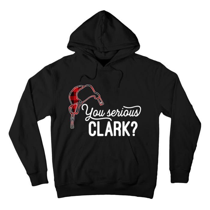 Bleached You Serious Clark Merry Christmas Funny Christmas TShirt Tall Hoodie