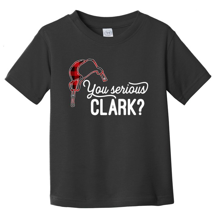 Bleached You Serious Clark Merry Christmas Funny Christmas TShirt Toddler T-Shirt