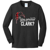 Bleached You Serious Clark Merry Christmas Funny Christmas TShirt Kids Long Sleeve Shirt