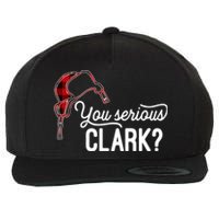 Bleached You Serious Clark Merry Christmas Funny Christmas TShirt Wool Snapback Cap