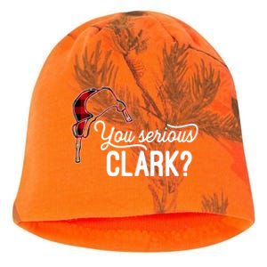 Bleached You Serious Clark Merry Christmas Funny Christmas TShirt Kati - Camo Knit Beanie