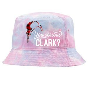 Bleached You Serious Clark Merry Christmas Funny Christmas TShirt Tie-Dyed Bucket Hat