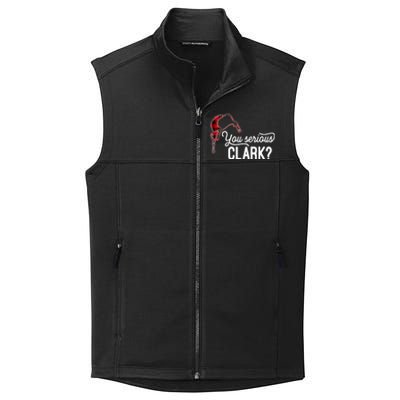 Bleached You Serious Clark Merry Christmas Funny Christmas TShirt Collective Smooth Fleece Vest