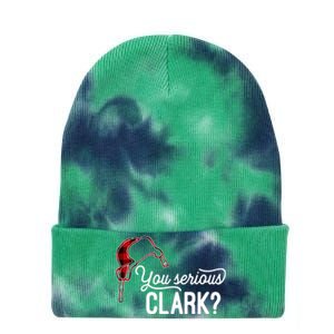 Bleached You Serious Clark Merry Christmas Funny Christmas TShirt Tie Dye 12in Knit Beanie