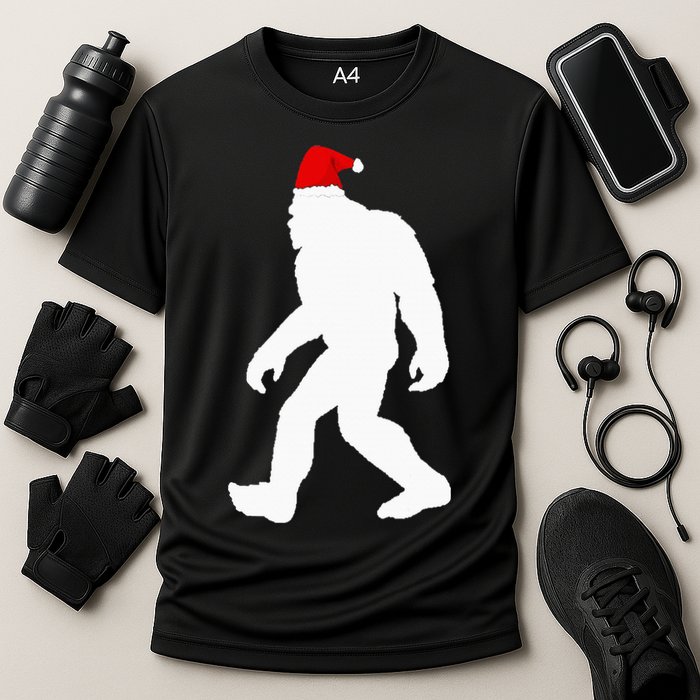 Bigfoot Yeti Sasquatch Ugly Christmas Sweater Gift  Cooling Performance Crew T-Shirt