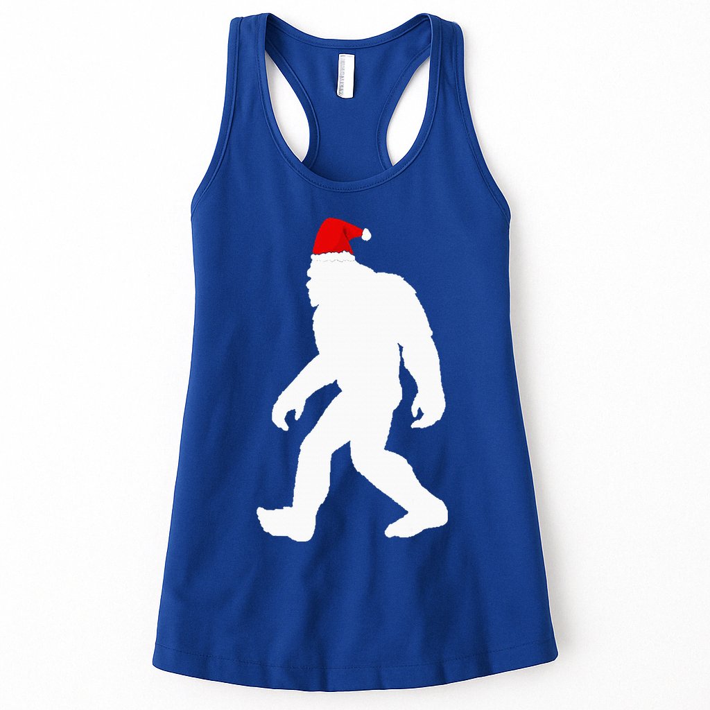 Bigfoot Yeti Sasquatch Ugly Christmas Sweater Gift  Womens Tank Top