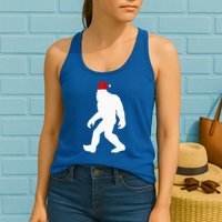 Bigfoot Yeti Sasquatch Ugly Christmas Sweater Gift  Womens Tank Top