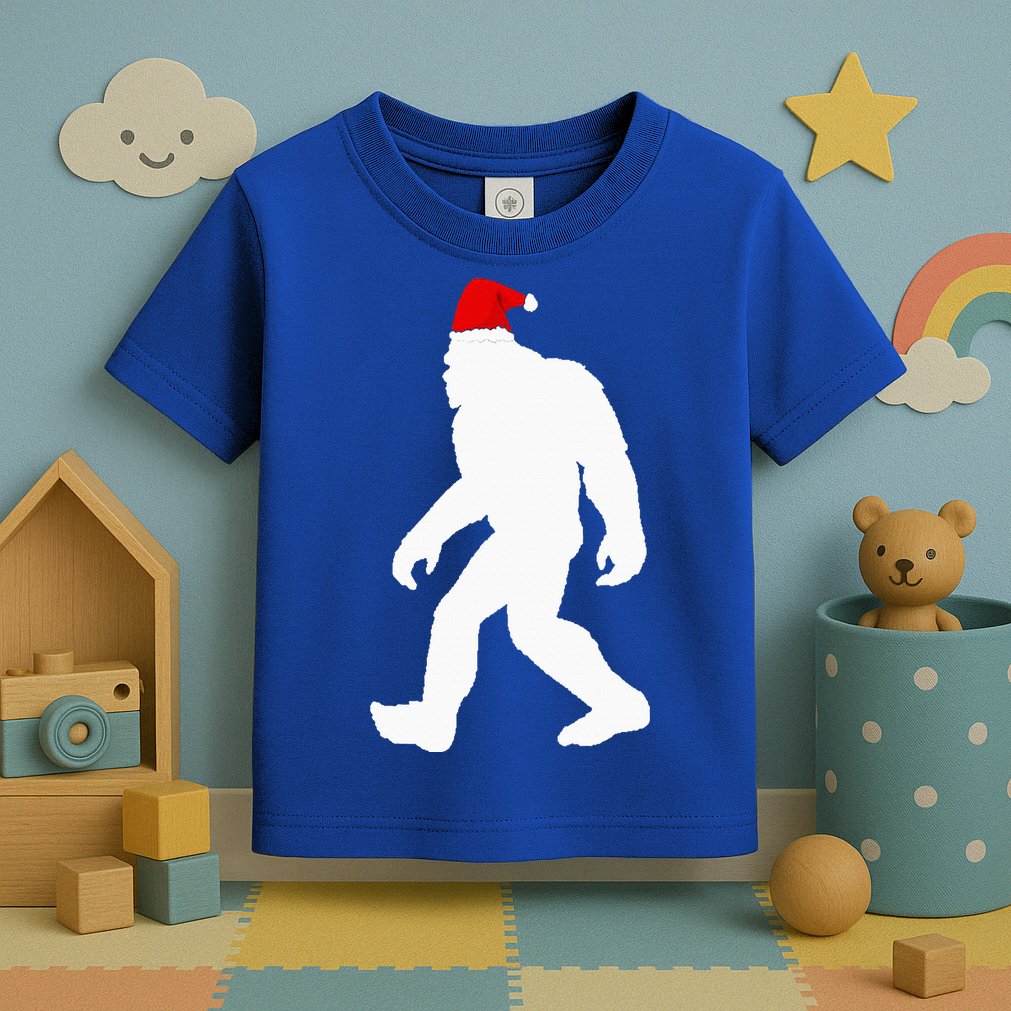 Bigfoot Yeti Sasquatch Ugly Christmas Sweater Gift  Toddler T-Shirt
