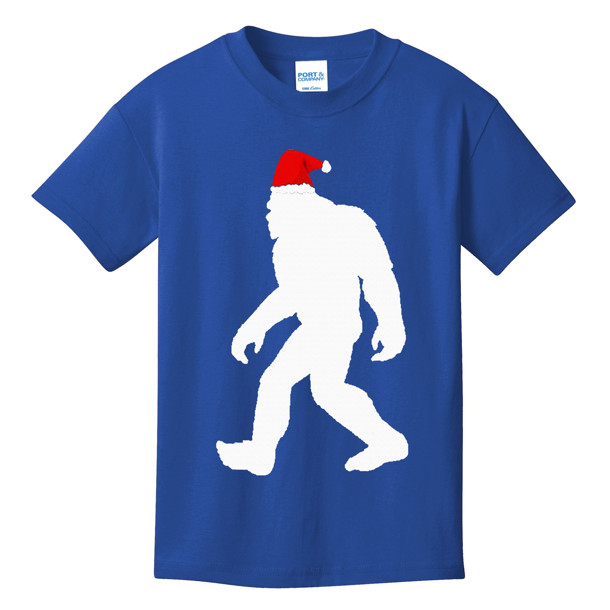 Bigfoot Yeti Sasquatch Ugly Christmas Sweater Gift  Kids T-Shirt