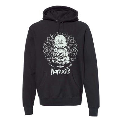 Buddha Yoga T Yoga Namaste Premium Hoodie