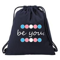 Be You Transgender Pride Month Drawstring Bag