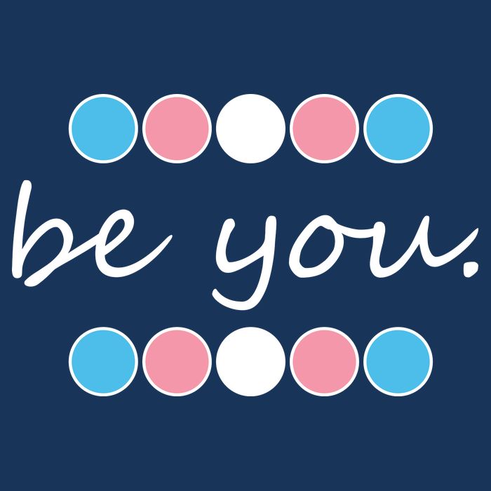 Be You Transgender Pride Month Drawstring Bag